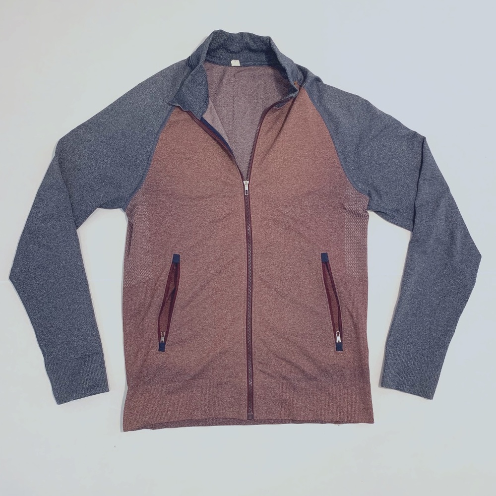 Orange and Gray Lululemon Jacket Size Small